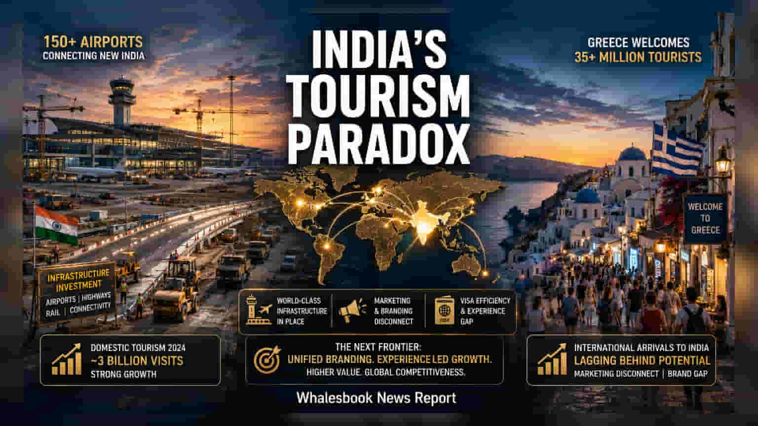 India Tourism: Infrastructure Expansion Fails to Boost Inbound Growth