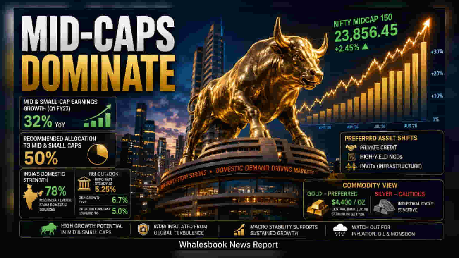 Mid-Cap Stocks: 50% వాటాతో Motilal Oswal అగ్రెసివ్ వ్యూహం.. ఇన్వెస్టర్లకు కొత్త పాఠాలు