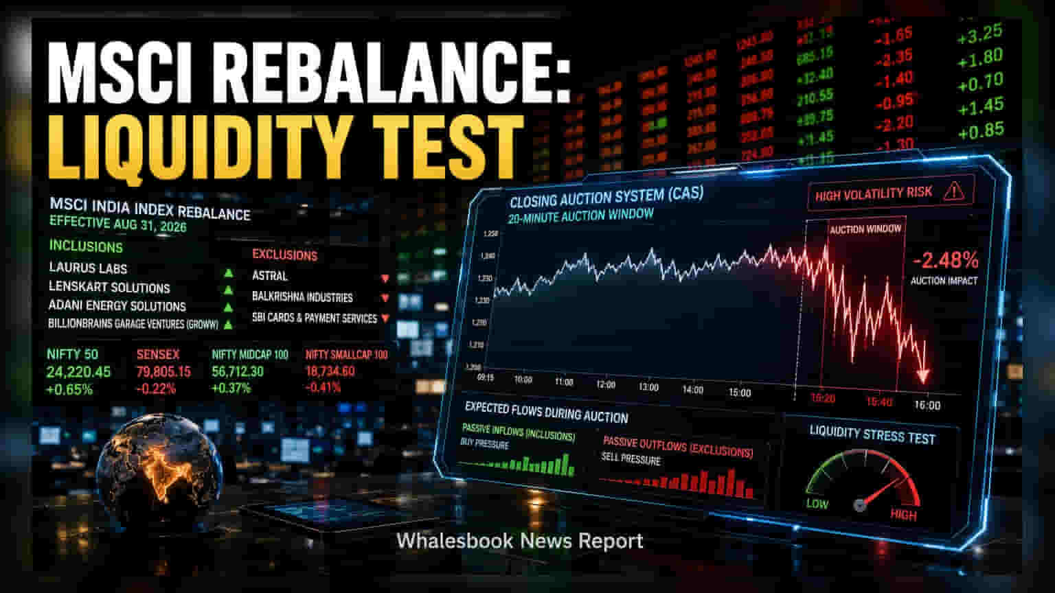 MSCI Index Rebalance: India’s Closing Auction Faces Volatility Test