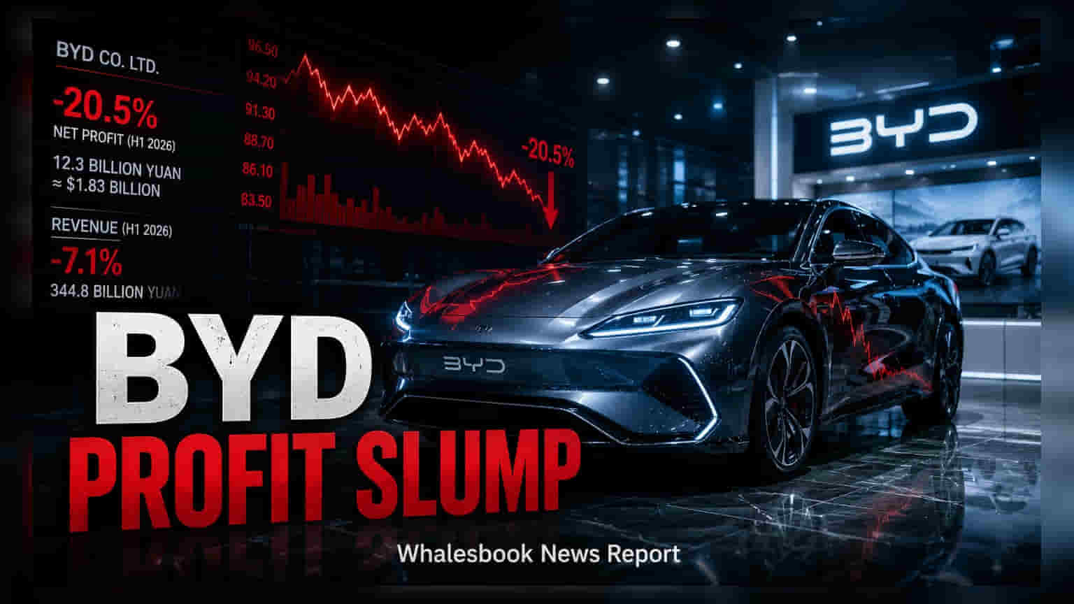 BYD H1 Profit Drops 20.5% As EV Price War Squeezes Margins