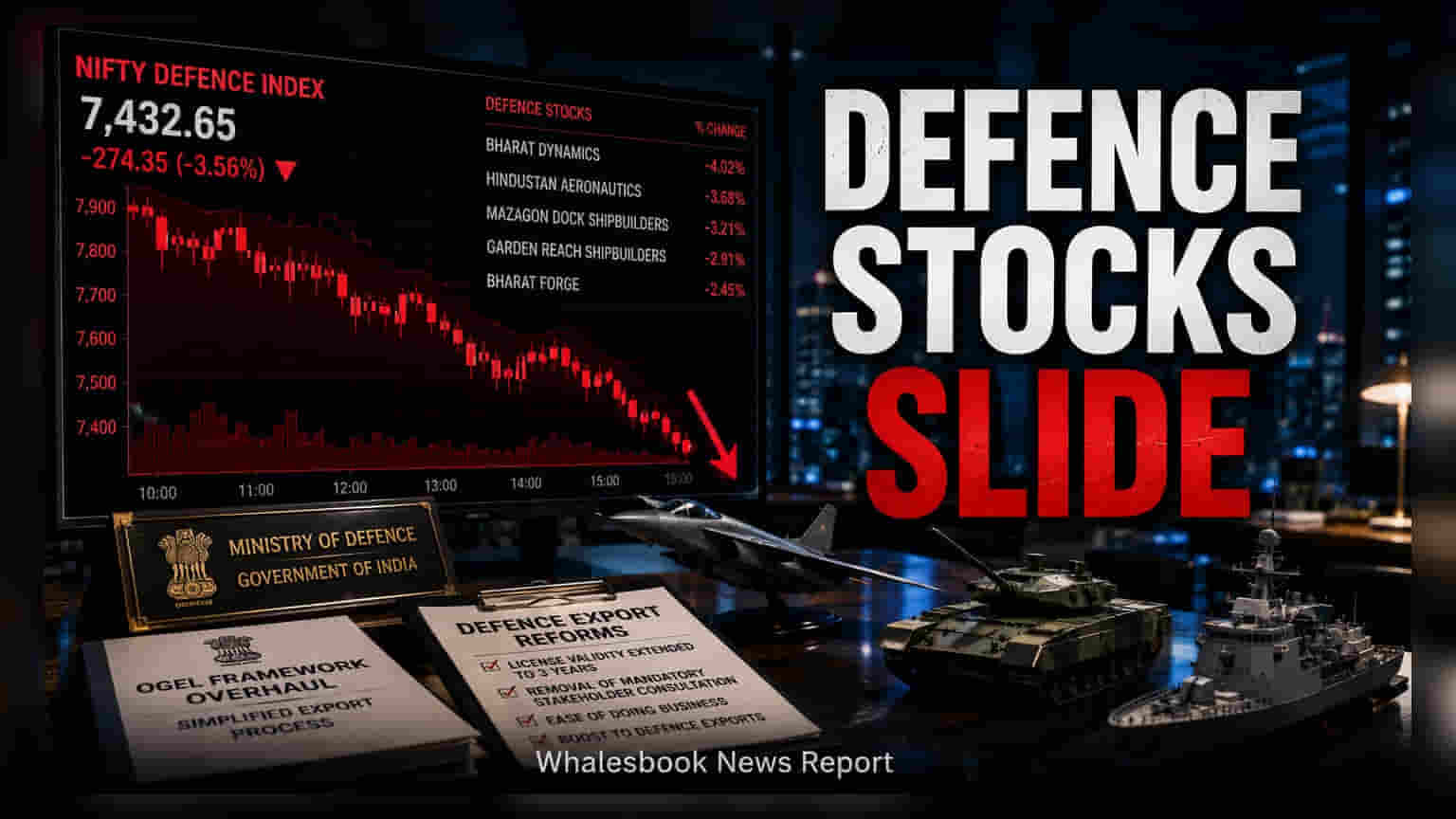 Defence Stocks: સરકારે નિકાસના નિયમો હળવા કરતા ડિફેન્સ શેરોમાં કડાકો, જાણો શું છે કારણ