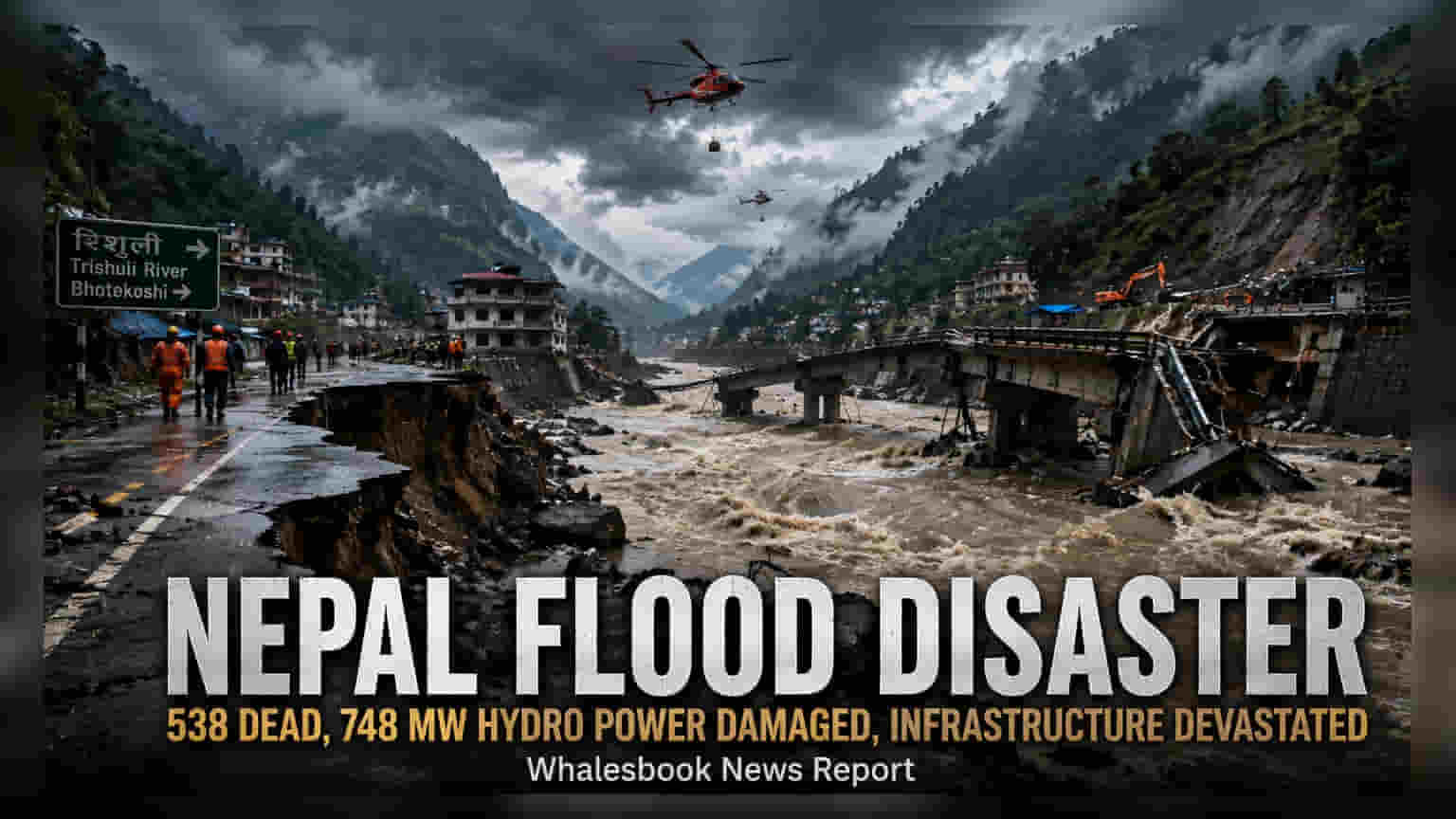 Nepal Floods: ਭਾਰੀ ਤਬਾਹੀ ਨਾਲ **748 MW** ਪਾਵਰ ਪ੍ਰੋਜੈਕਟ ਠੱਪ, ਮਾਰਕੀਟ ਵਿੱਚ ਹਲਚਲ