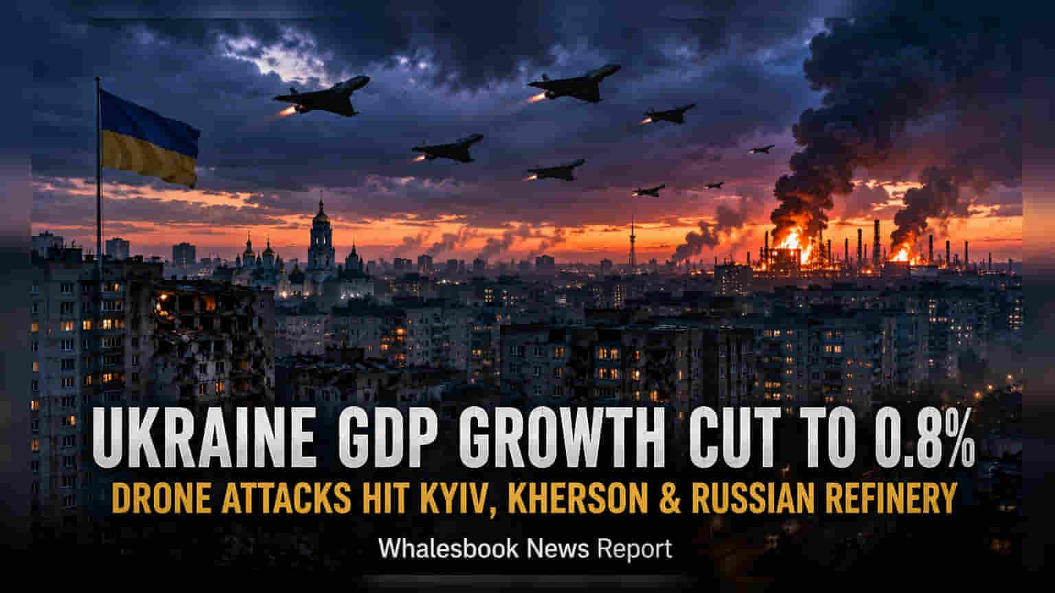 Ukraine Economy News: ਜੰਗ ਦਾ ਅਸਰ! 2026 ਲਈ GDP ਗ੍ਰੋਥ ਦਾ ਅੰਦਾਜ਼ਾ ਘਟਾ ਕੇ **0.8%** ਕੀਤਾ