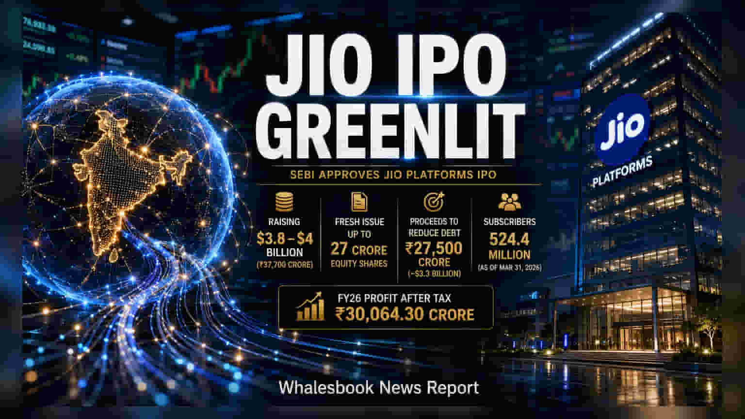 Jio Platforms Clears SEBI Hurdle for $3.8 Billion IPO