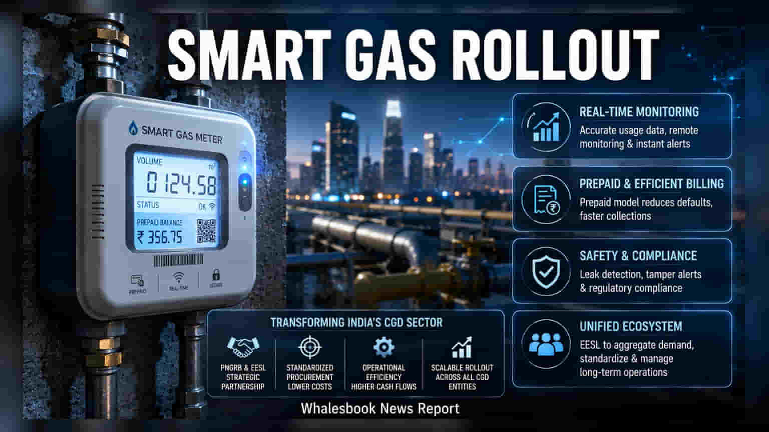 EESL, PNGRB Partner to Standardize Smart Gas Meters