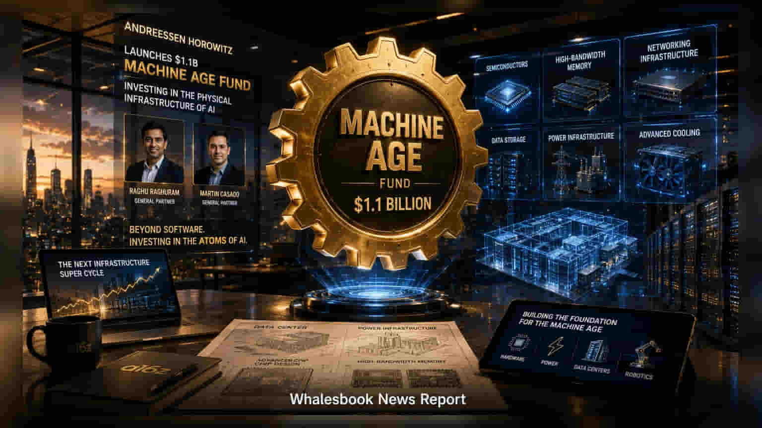 Andreessen Horowitz: AI ઇન્ફ્રાસ્ટ્રક્ચર માટે $1.1 બિલિયનનો નવો 'Machine Age' ફંડ લોન્ચ