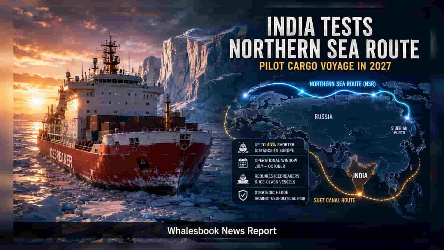Northern Sea Route: व्यापारासाठी भारताचा मोठा प्लॅन! २०२२७ मध्ये आर्टिक मार्गावरून पहिली चाचणी