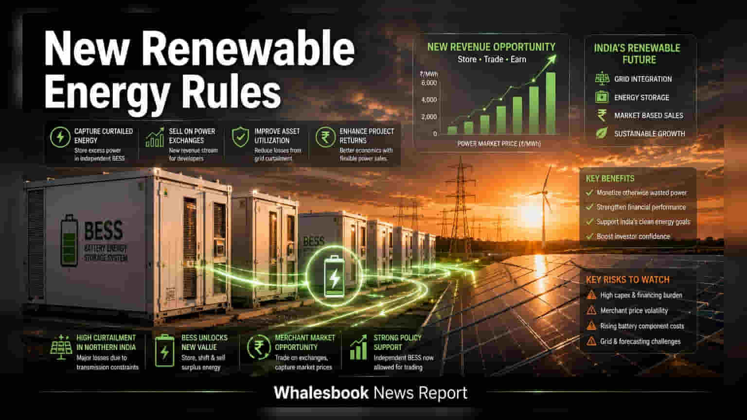 Green Energy: रिन्यूएबल कंपनियों के लिए बड़ी राहत, अब बर्बाद बिजली से भी होगी कमाई