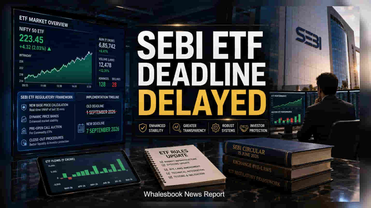 SEBI નો મોટો નિર્ણય: ETF ના નવા નિયમોના અમલીકરણમાં એક અઠવાડિયાની મુદત વધારી