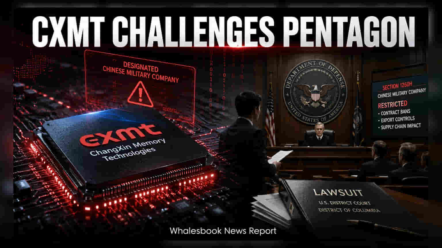 China’s CXMT Sues US Pentagon Over Military-Linked Label