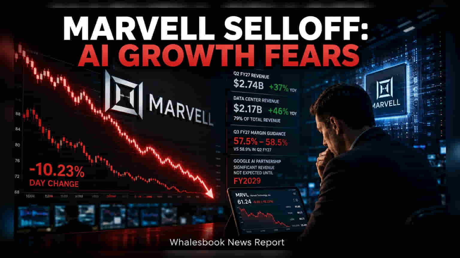 Marvell Share Price: Google உடனான AI ஒப்பந்தத்தில் காலதாமதம்! சரிவைச் சந்தித்த Marvell பங்குகள்