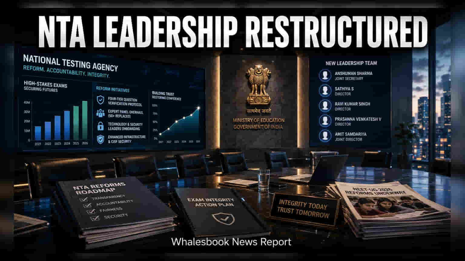 Centre Overhauls NTA Leadership Following Exam Reforms