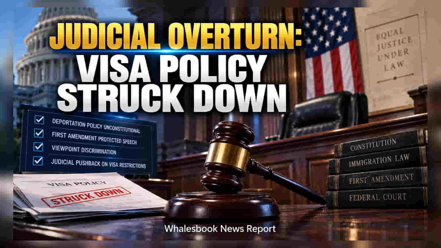 US Court Voids Visa Policies Targeting Pro-Palestinian Activists