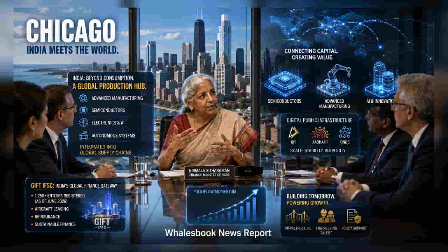 Nirmala Sitharaman Pitches India as Global Innovation Hub in Chicago