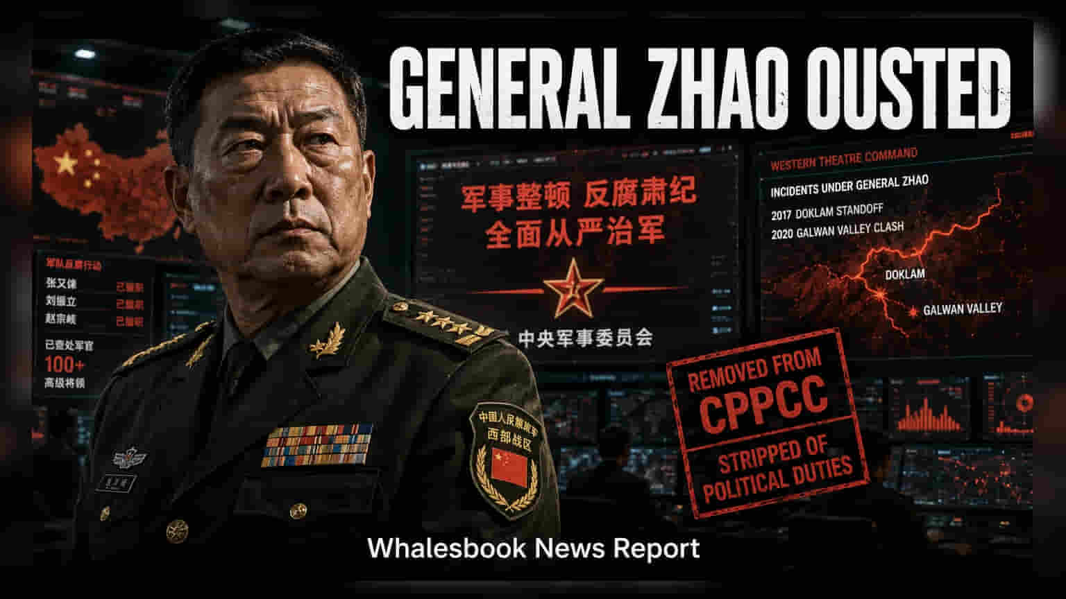 China માં મોટો ફેરફાર: ગલવાન ટકરાવના મુખ્ય કમાન્ડર Zhao Zongqi ને પદ પરથી હટાવ્યા