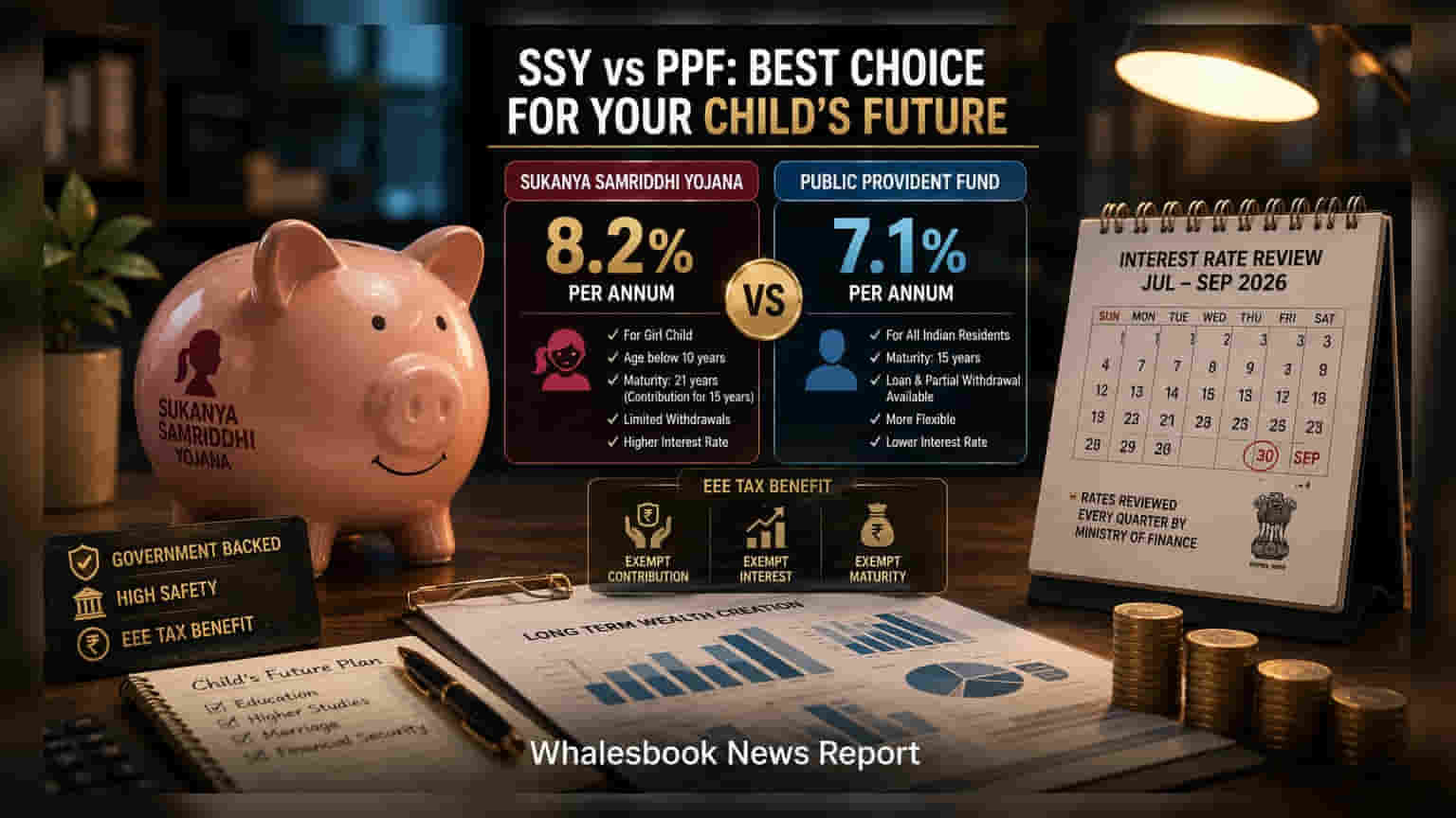 PPF vs SSY: બાળકોના ભવિષ્ય માટે કઈ સ્કીમ બેસ્ટ? જાણો ક્યાં મળશે વધુ વળતર