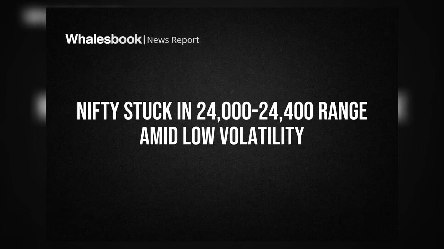 Nifty 50: बाजार में सुस्ती का दौर! **24,000-24,400** के दायरे में फंसा इंडेक्स