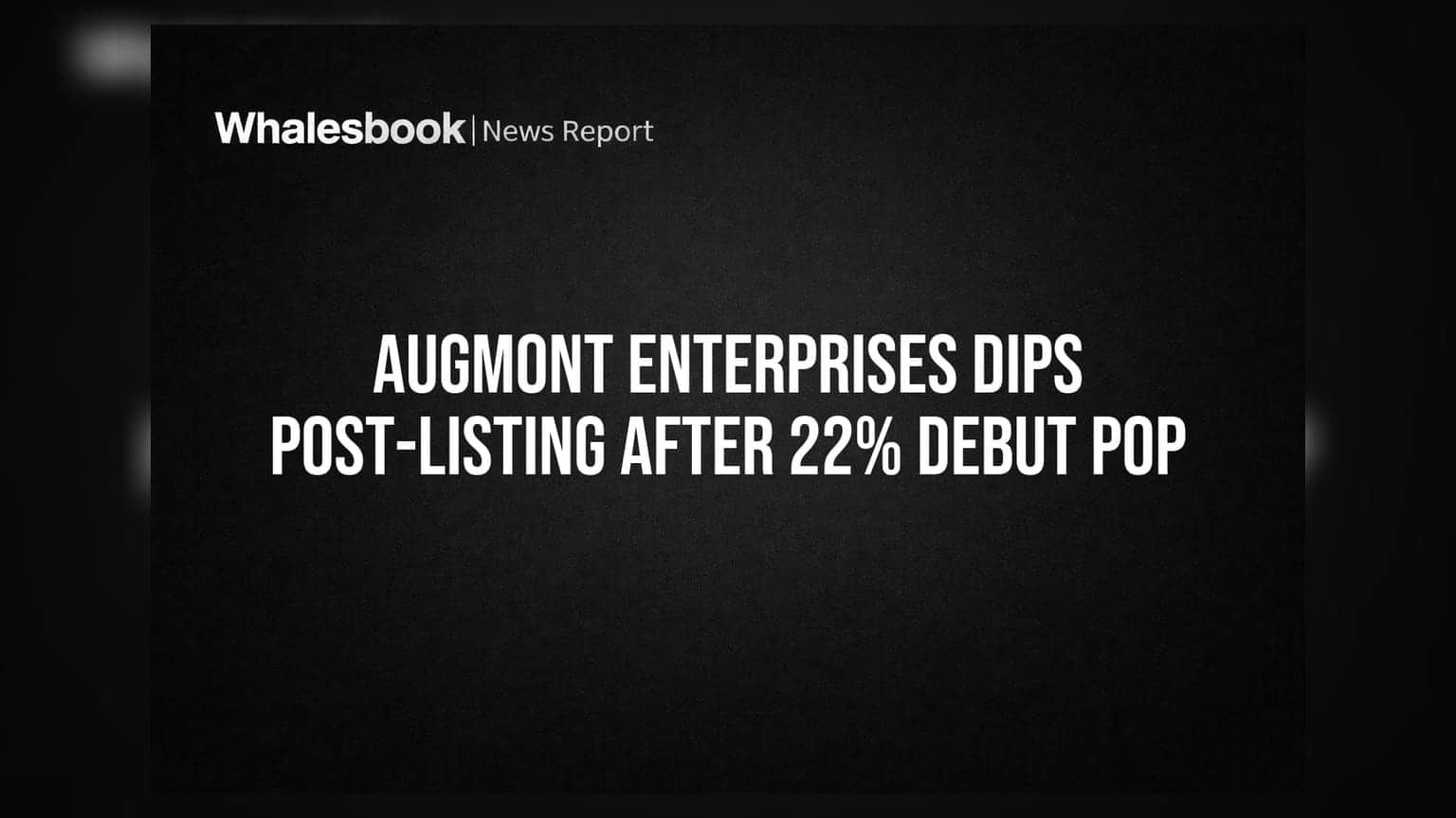 Augmont Enterprises Dips Post-Listing After 22% Debut Pop