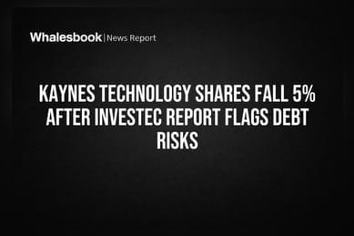 Kaynes Technology Shares Fall 5% After Investec Report Flags Debt Risks