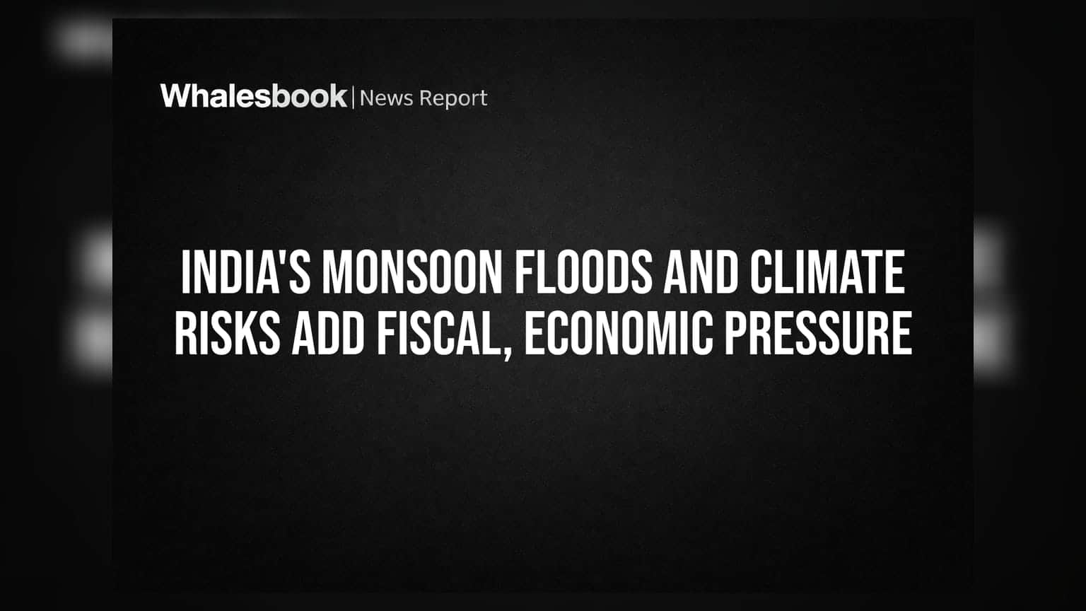 Monsoon Floods: मान्सूनचा तडाखा आणि हवामान बदलाचा धोका; भारताच्या अर्थव्यवस्थेवर वाढणार दबाव