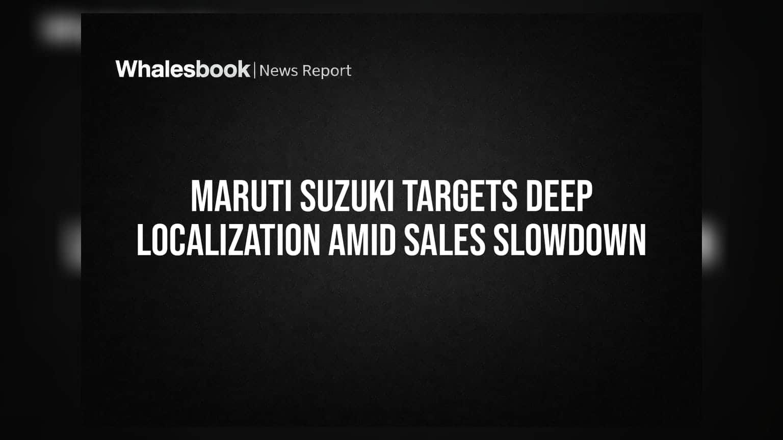 Maruti Suzuki: ਸੇਲਜ਼ ਵਿੱਚ ਗਿਰਾਵਟ ਦੇ ਵਿਚਕਾਰ ਵੱਡਾ ਫੈਸਲਾ, ₹77,500 ਕਰੋੜ ਦੇ ਪਲਾਨ 'ਤੇ ਨਜ਼ਰਾਂ