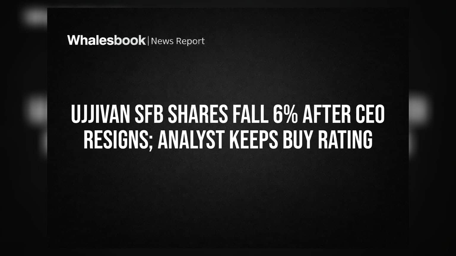 Ujjivan SFB: CEO ராஜினாமா; பங்குகள் **6%** சரிவு - முதலீட்டாளர்களுக்கு ICICI Securities தரும் அட்வைஸ் என்ன?