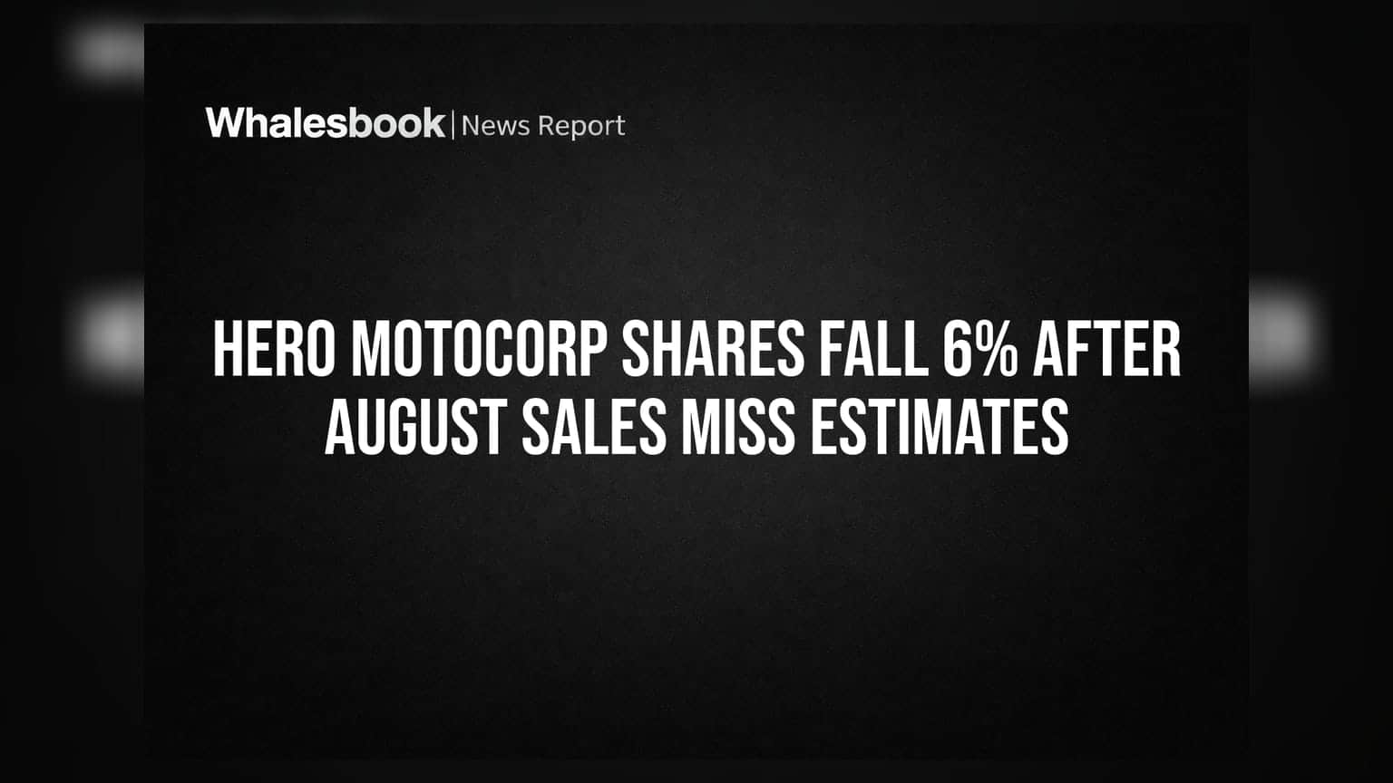 Hero MotoCorp Share: விற்பனை சரிவால் முதலீட்டாளர்கள் அதிருப்தி, பங்கு விலை **6%** வீழ்ச்சி!