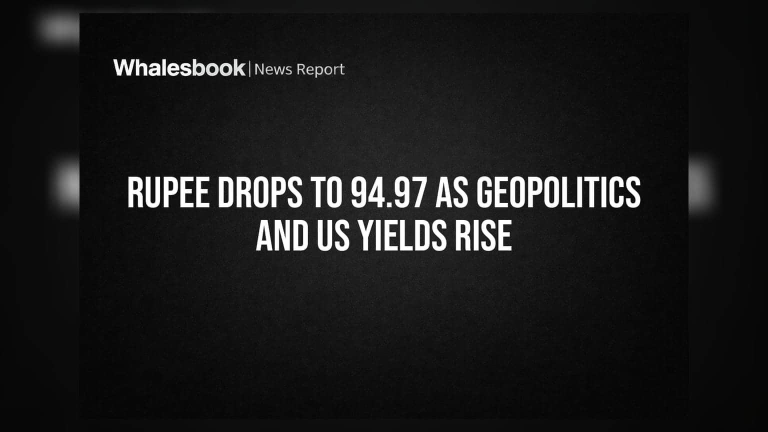 Indian Rupee: ભૌગોલિક તણાવ અને વધતી બોન્ડ યીલ્ડને કારણે રૂપિયો **94.97** ના સ્તરે ગગડ્યો