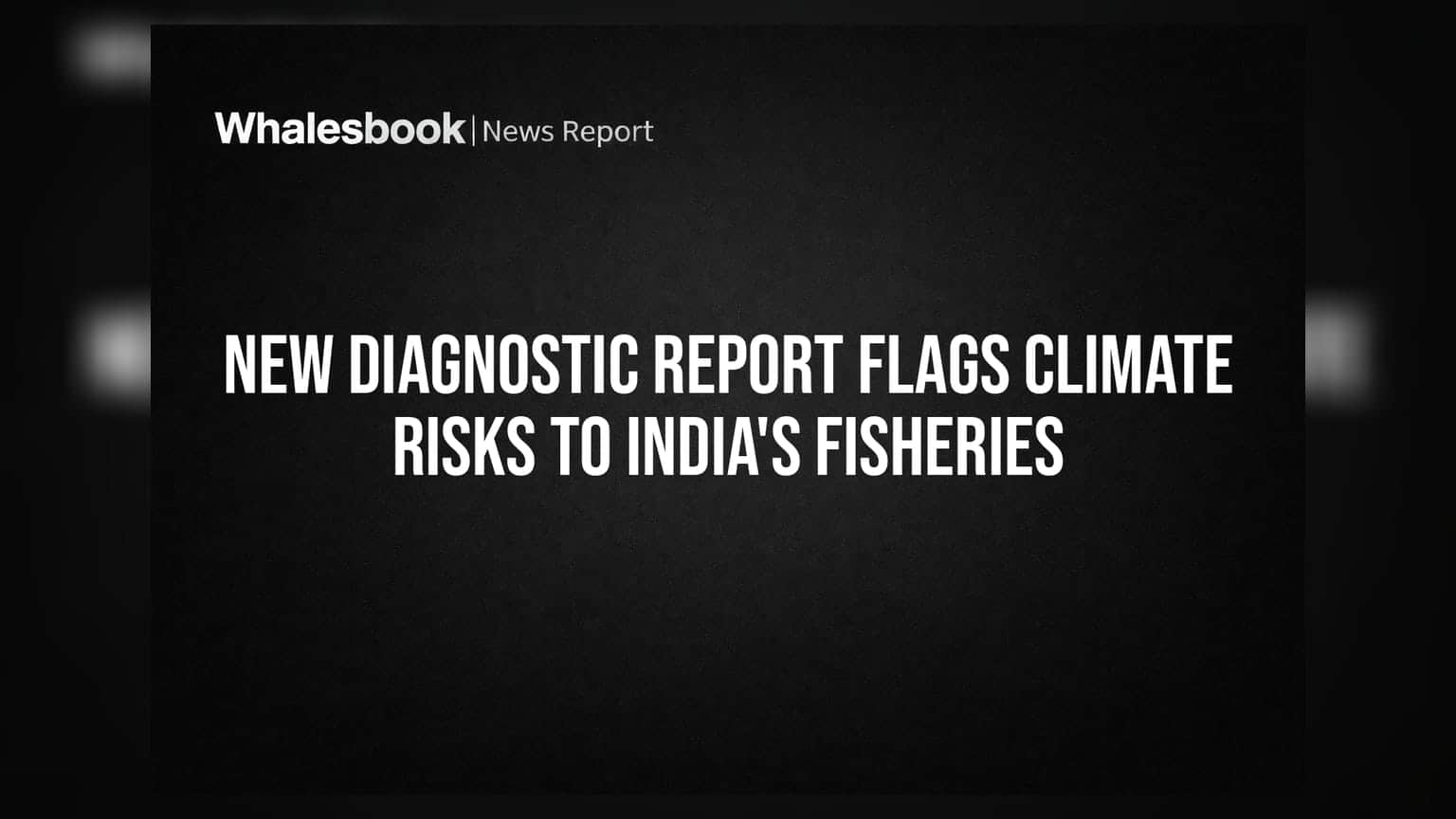 New Diagnostic Report Flags Climate Risks to India's Fisheries