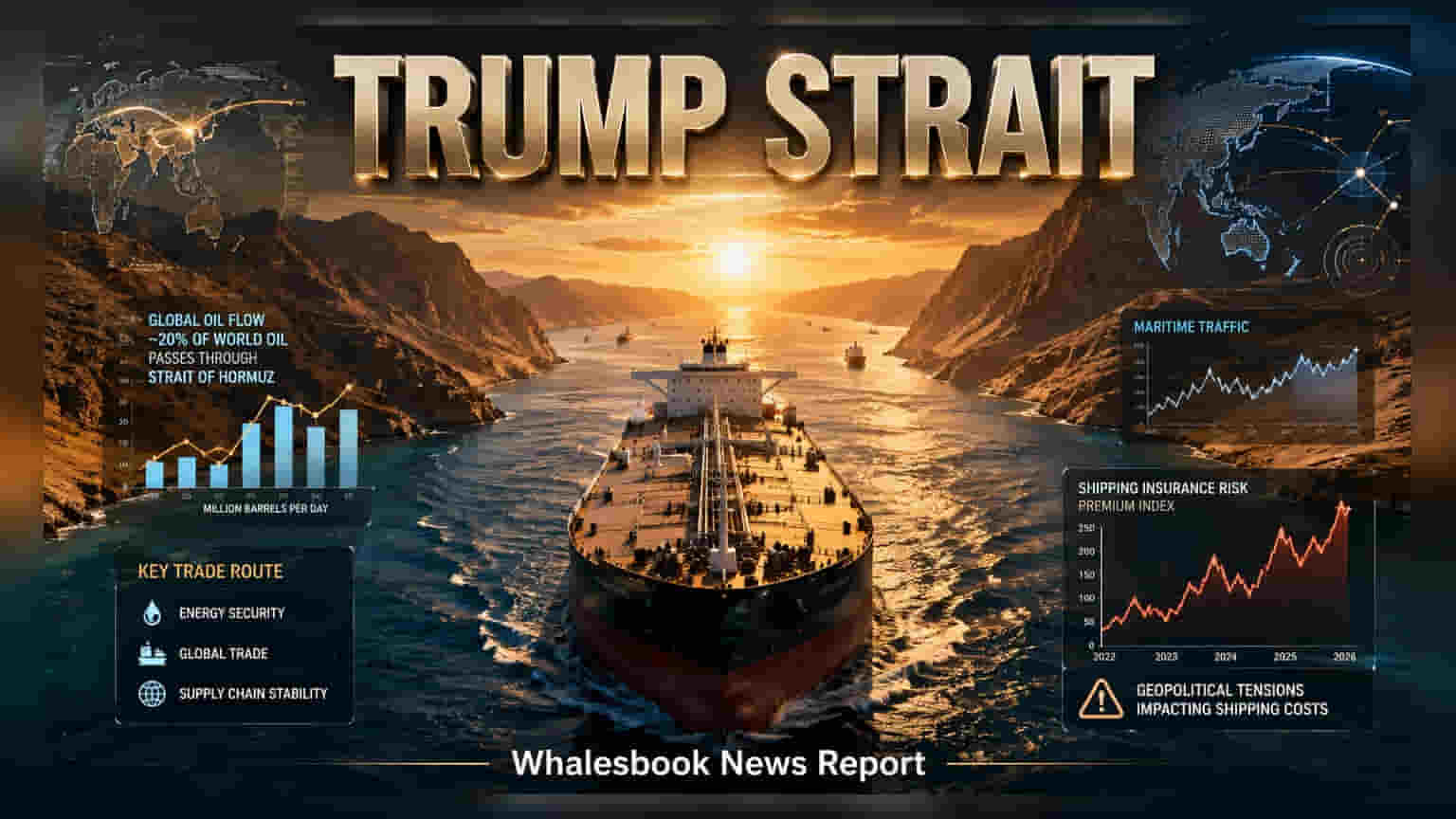 Strait of Hormuz: ડોનાલ્ડ ટ્રમ્પની મોટી જાહેરાત, હોર્મુઝ સ્ટ્રેટનું નામ બદલીને 'ટ્રમ્પ સ્ટ્રેટ' રાખવા પ્રસ્તાવ