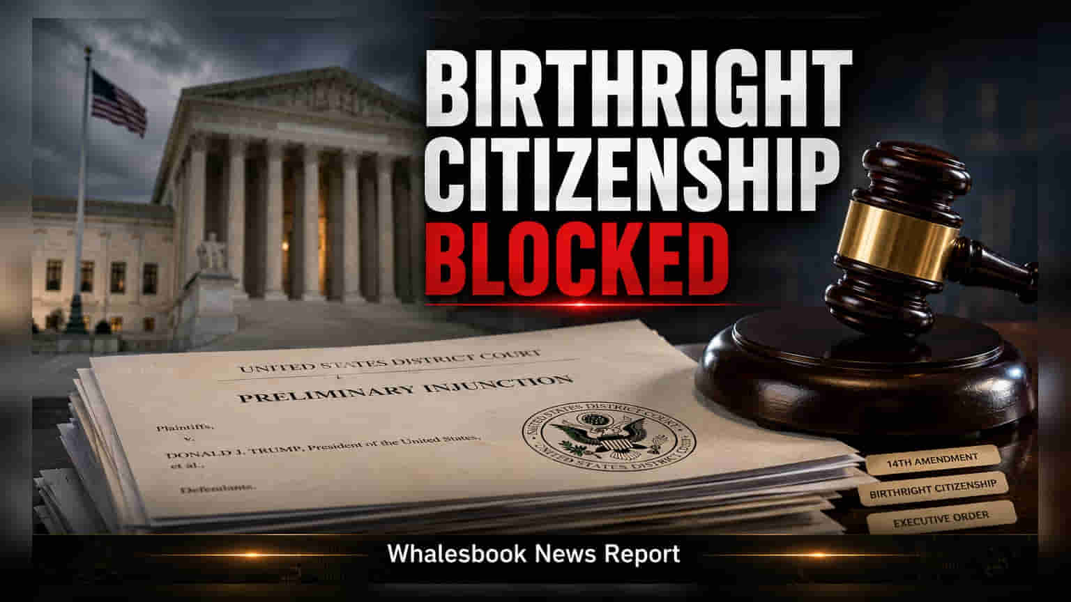 Birthright Citizenship: અમેરિકામાં Trump ના પ્લાન પર કોર્ટની રોક, જાણો શું છે મામલો