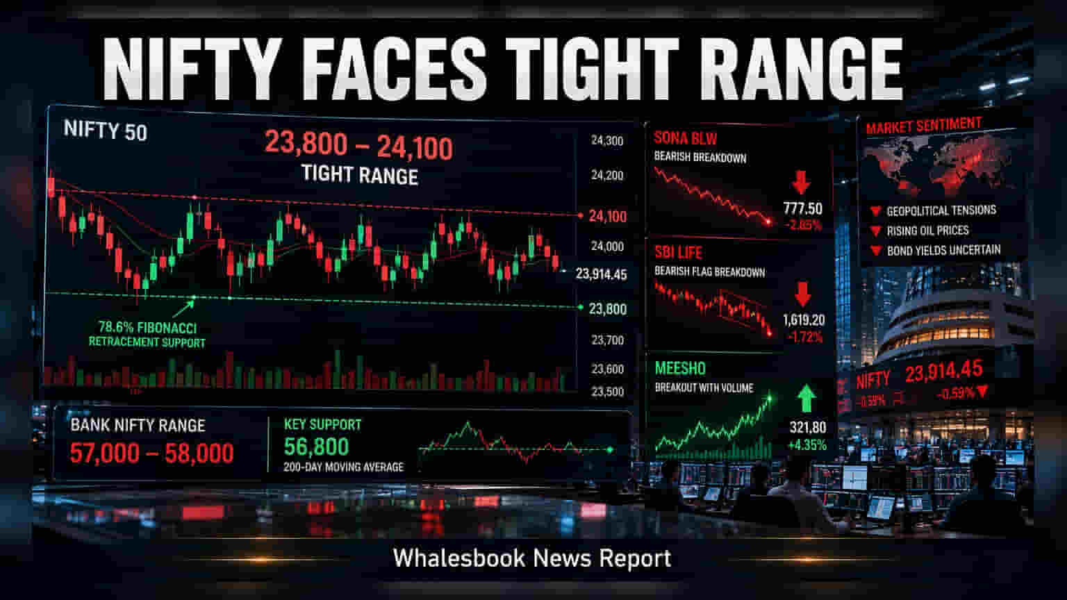 Nifty Consolidates as Analysts Highlight Bearish Stock Setups