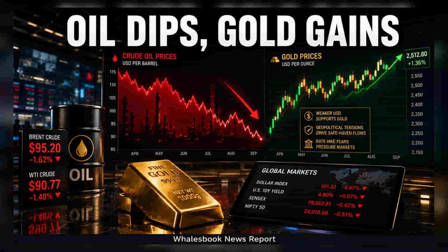 Crude Oil ਤੇ Gold 'ਚ ਉਥਲ-ਪੁਥਲ: ਭਾਰਤੀ ਬਾਜ਼ਾਰਾਂ 'ਤੇ ਕੀ ਪਵੇਗਾ ਅਸਰ?