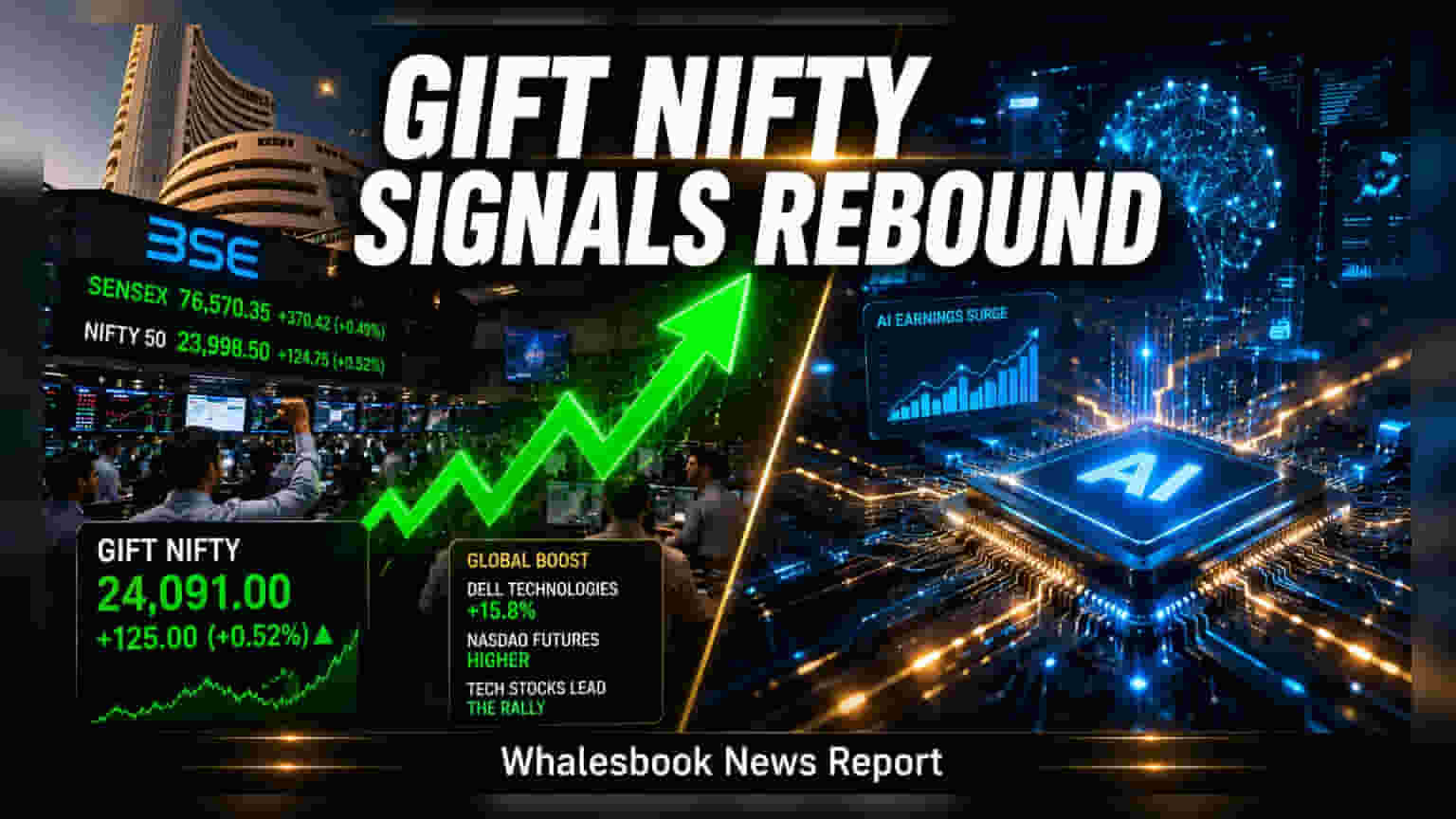 GIFT Nifty ਦਾ ਸੰਕੇਤ: ਅਮਰੀਕੀ ਬਾਜ਼ਾਰ ਵਿੱਚ ਰਿਕਵਰੀ ਤੋਂ ਬਾਅਦ ਭਾਰਤੀ ਸ਼ੇਅਰ ਬਾਜ਼ਾਰ 'ਚ ਰੌਣਕ