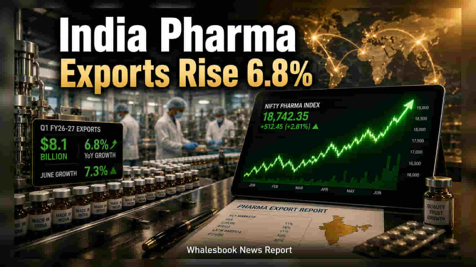 Indian Pharma Exports: అంతర్జాతీయ సవాళ్లు ఉన్నా.. తగ్గేదే లేదంటున్న ఫార్మా రంగం!