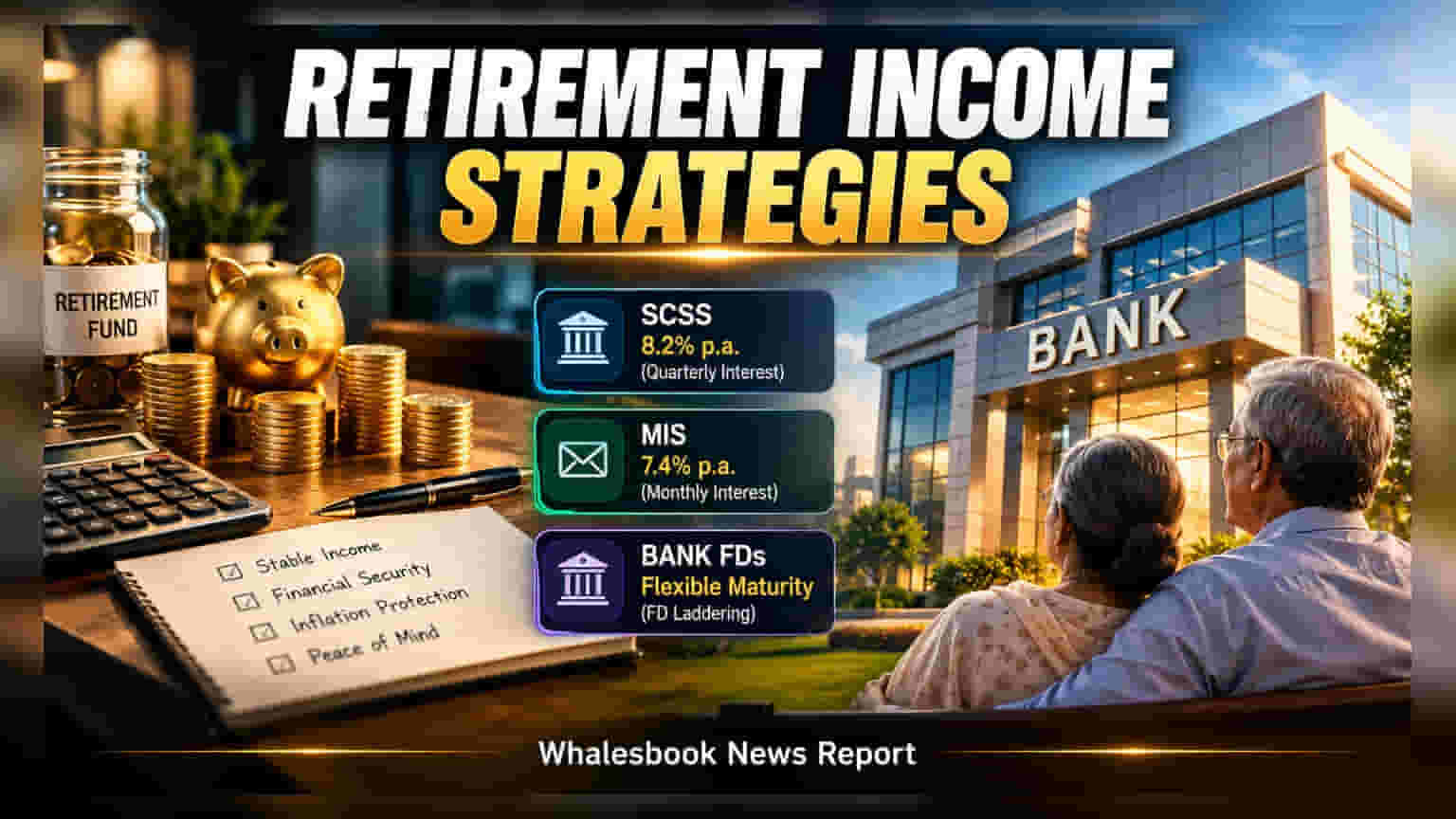 Retirement Planning: SCSS, MIS और FDs का सही तालमेल, ऐसे सुनिश्चित करें सुरक्षित मंथली इनकम