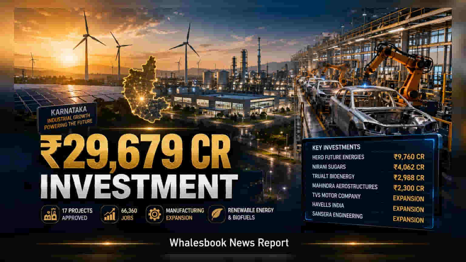Karnataka Investment: ਕਰਨਾਟਕ ਸਰਕਾਰ ਦਾ ਵੱਡਾ ਫੈਸਲਾ, ₹29,679 ਕਰੋੜ ਦੇ ਨਿਵੇਸ਼ ਪ੍ਰੋਜੈਕਟਾਂ ਨੂੰ ਮਨਜ਼ੂਰੀ