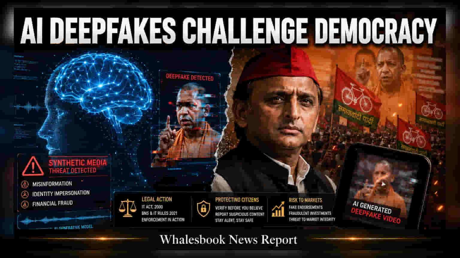 UP Politics Deepfake Row: ભારતમાં AI ના દુરુપયોગથી વધ્યું જોખમ, રોકાણકારો માટે પણ ચેતવણી