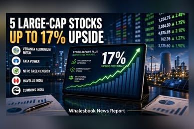 5 Large-Cap Stocks With Up To 17% Potential Upside