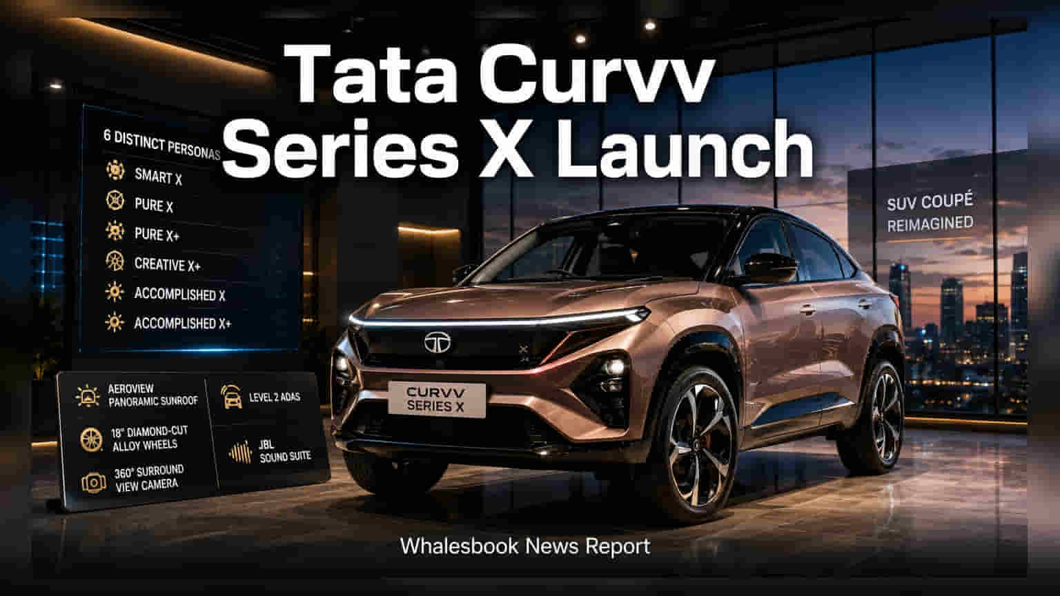 Tata Motors Curvv Series X: કંપનીનો મોટો દાવ! ₹9.99 લાખમાં લોન્ચ કરી નવી SUV