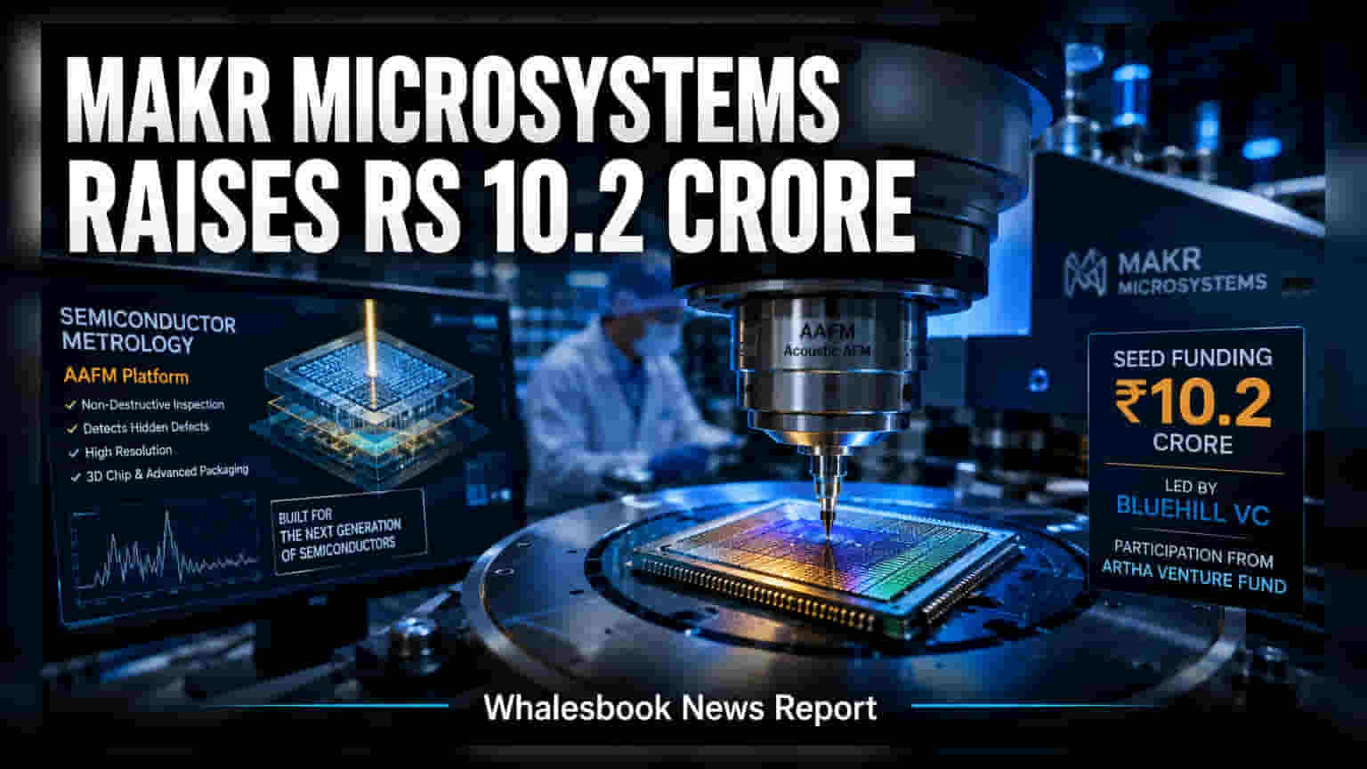 Makr Microsystems Raises ₹10.2 Crore Seed Funding