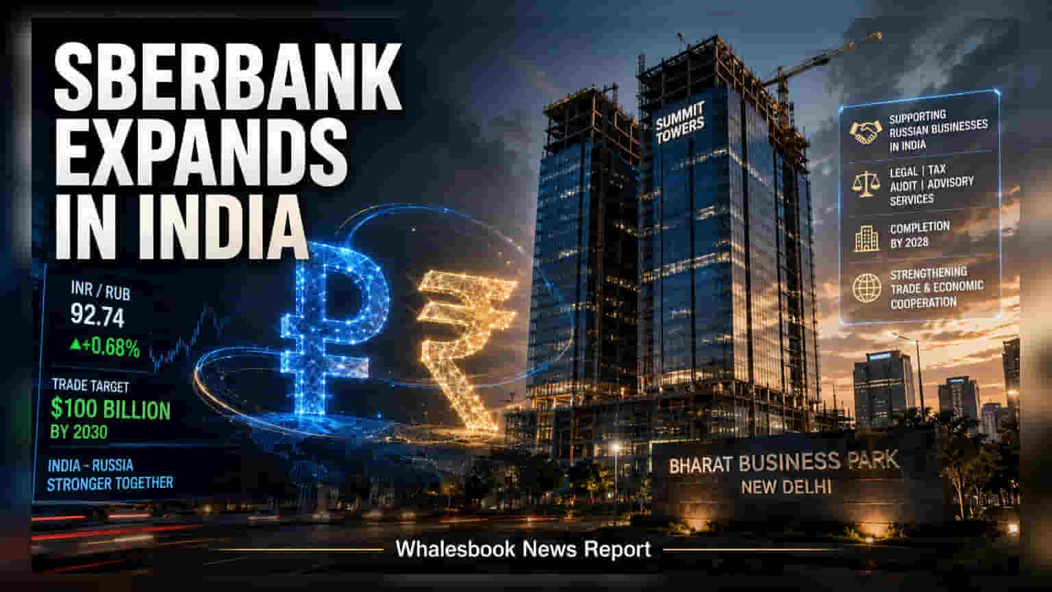 Sberbank ਦਾ ਨਵਾਂ ਕਦਮ: ਦਿੱਲੀ ਵਿੱਚ ਖਰੀਦੀਆਂ ਦੋ ਵੱਡੀਆਂ ਟਾਵਰਾਂ, ਵਪਾਰ ਨੂੰ ਮਿਲੇਗਾ ਹੁਲਾਰਾ