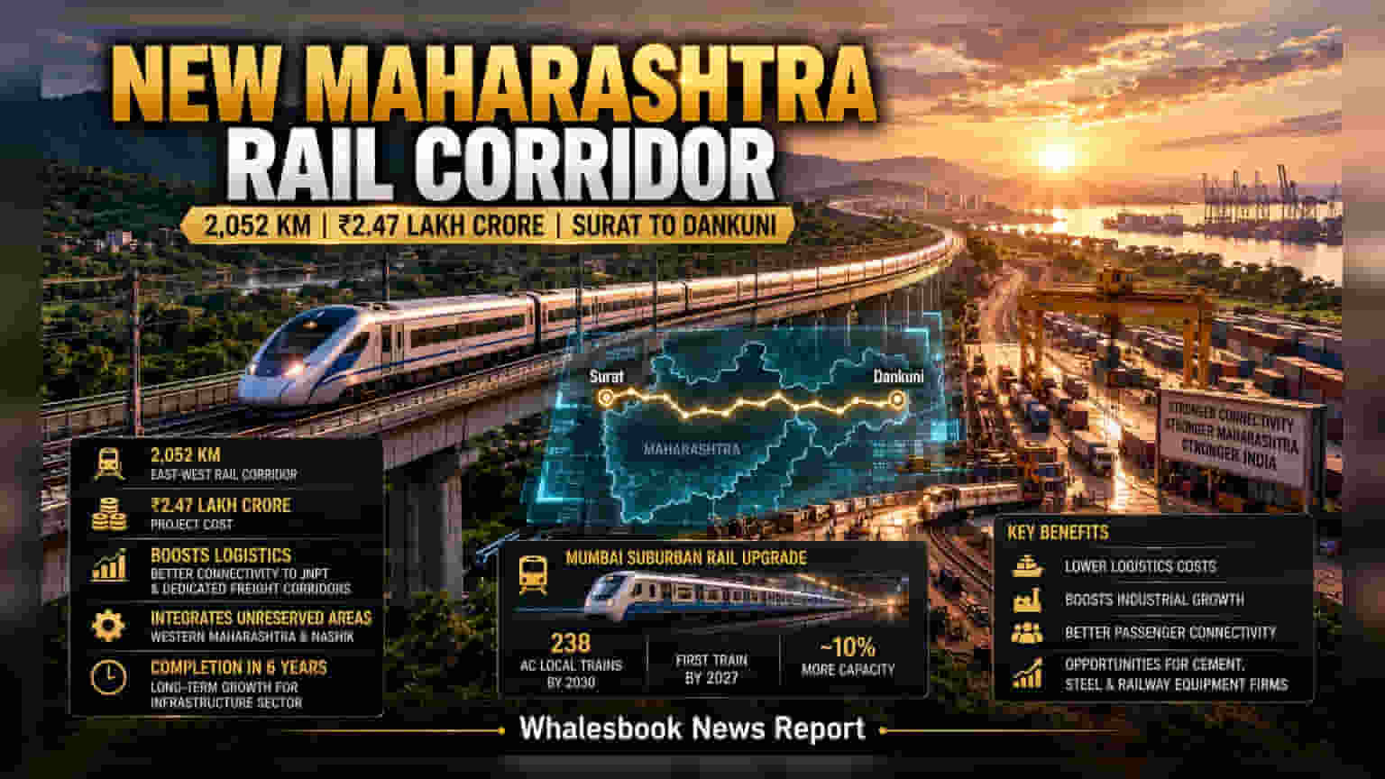 East-West Rail Corridor: ਸਰਕਾਰ ਦਾ ਵੱਡਾ ਐਲਾਨ, ₹2.47 ਲੱਖ ਕਰੋੜ ਦੇ ਪ੍ਰੋਜੈਕਟ ਨਾਲ ਬਦਲੇਗੀ ਰੇਲਵੇ ਦੀ ਤਸਵੀਰ