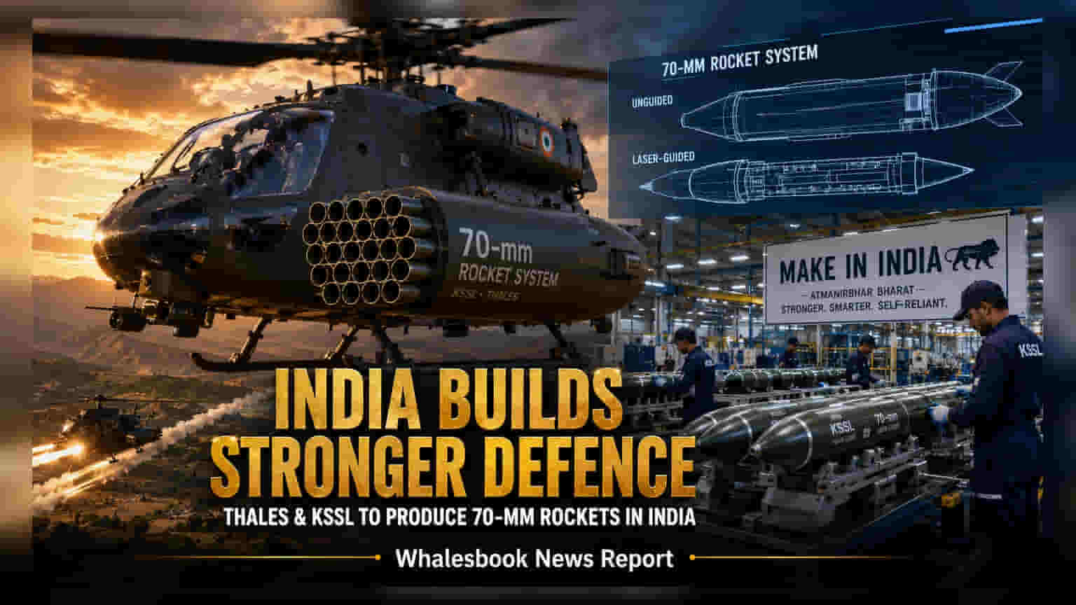 Thales અને Bharat Forge ની મોટી ભાગીદારી: હવે ભારતમાં બનશે 70-mm રોકેટ