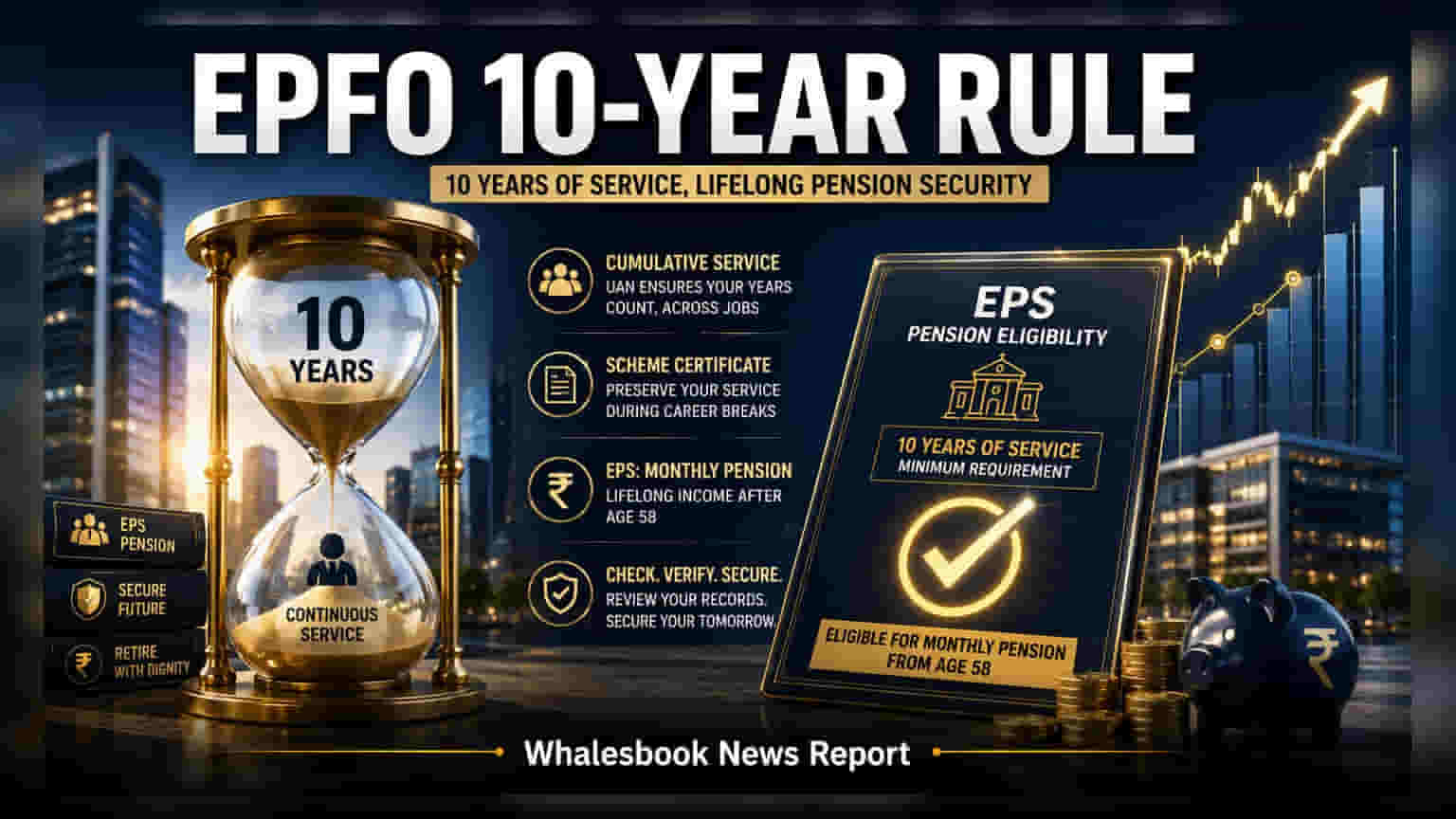EPFO Pension: 10 ਸਾਲ ਦੀ ਸਰਵਿਸ ਦਾ ਨਿਯਮ ਕਿਉਂ ਹੈ ਜ਼ਰੂਰੀ? ਜਾਣੋ ਰਿਟਾਇਰਮੈਂਟ ਪਲਾਨਿੰਗ ਦੀ ਖਾਸ ਗੱਲ