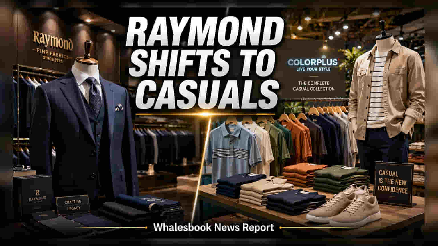 Raymond Lifestyle નો નવો પ્લાન! ફોર્મલમાંથી કેઝ્યુઅલ વેર તરફ વળાંક, Q1 માં આવકમાં **6%** નો ઉછાળો