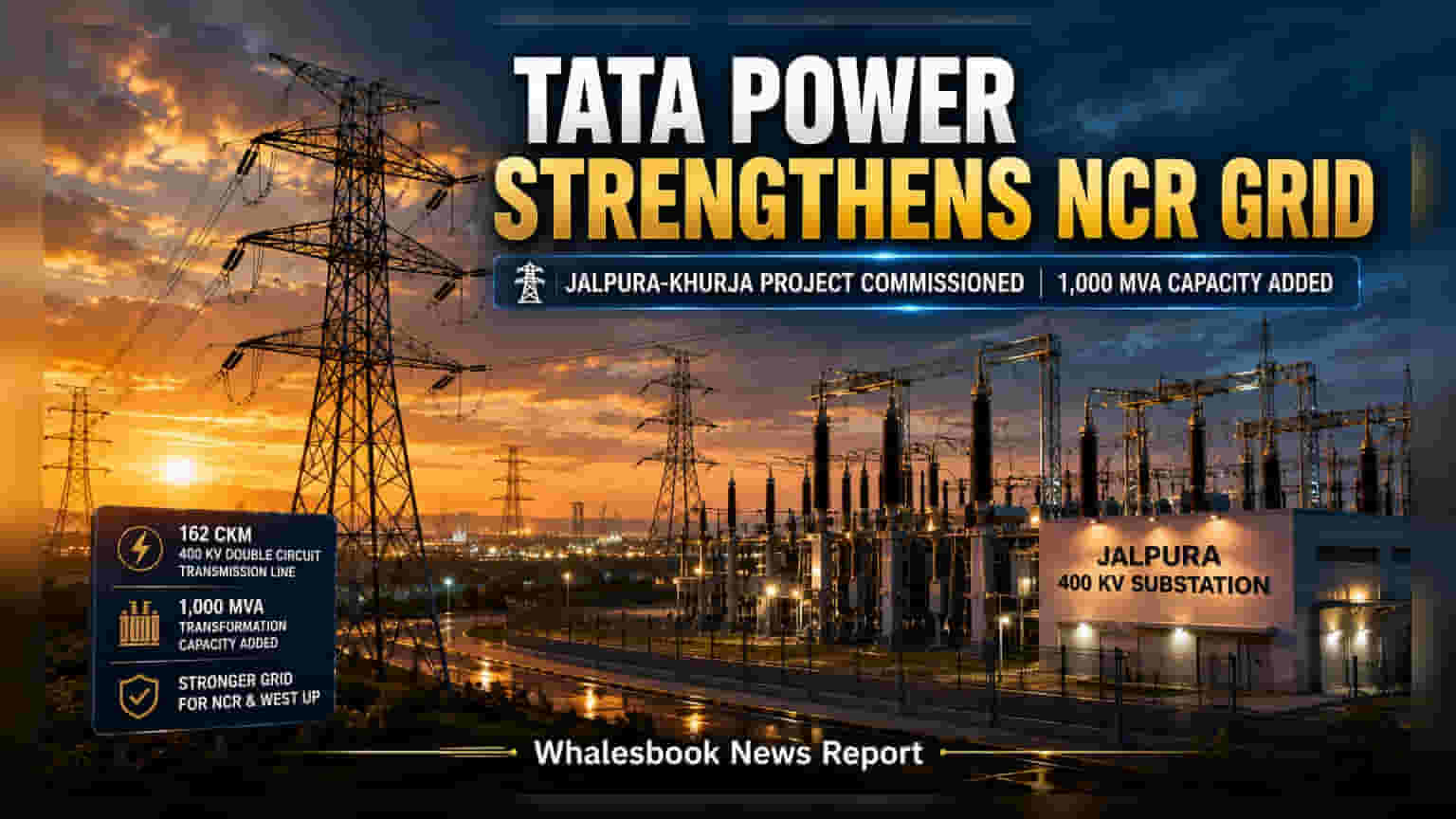 Tata Power Commissions New 400 kV Transmission Corridor in UP