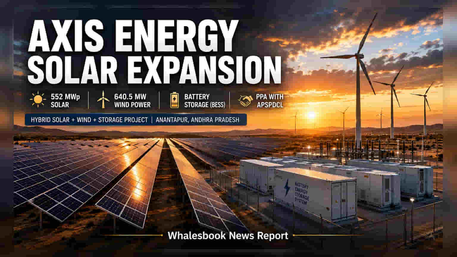 Axis Energy ને મળ્યો મોટો કોન્ટ્રાક્ટ, આંધ્રપ્રદેશમાં સ્થાપશે **552 MWp** નો સોલર પ્રોજેક્ટ