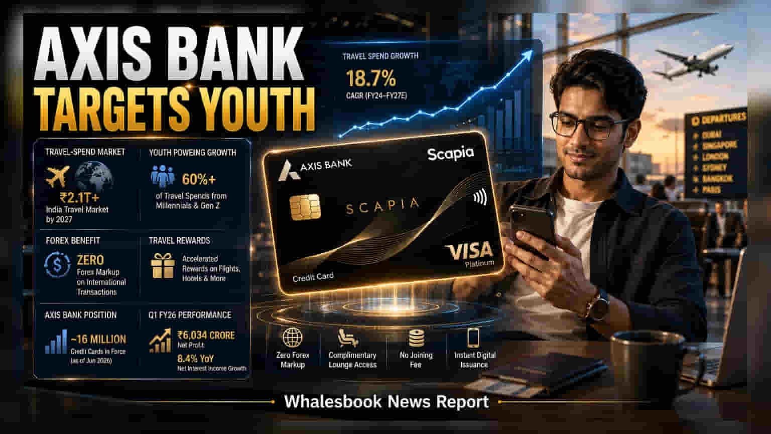 Axis Bank Launches Co-branded Travel Credit Card With Scapia