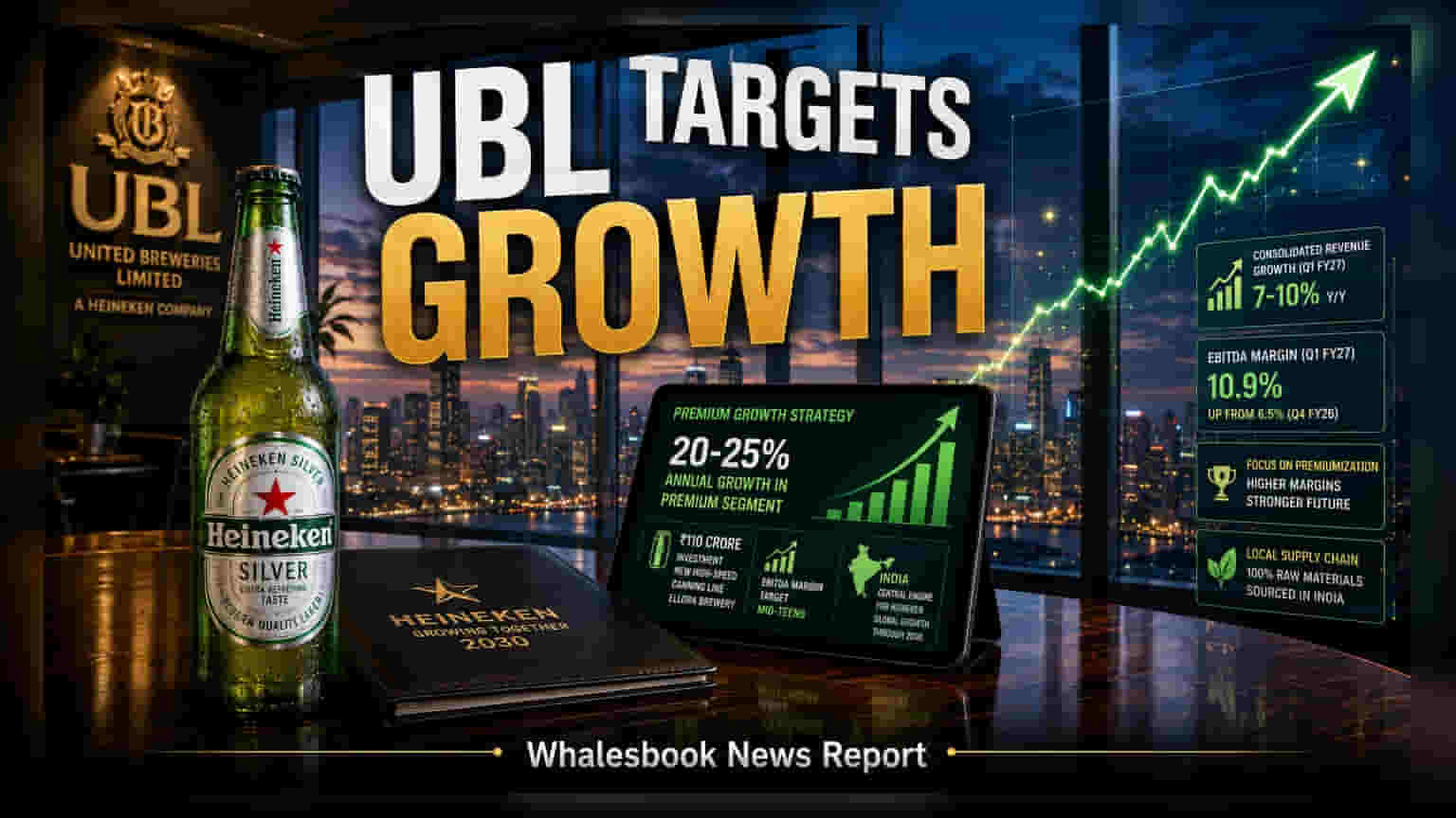 United Breweries Outlines Premium Growth Plan, Invests ₹110 Cr in Ellora Unit